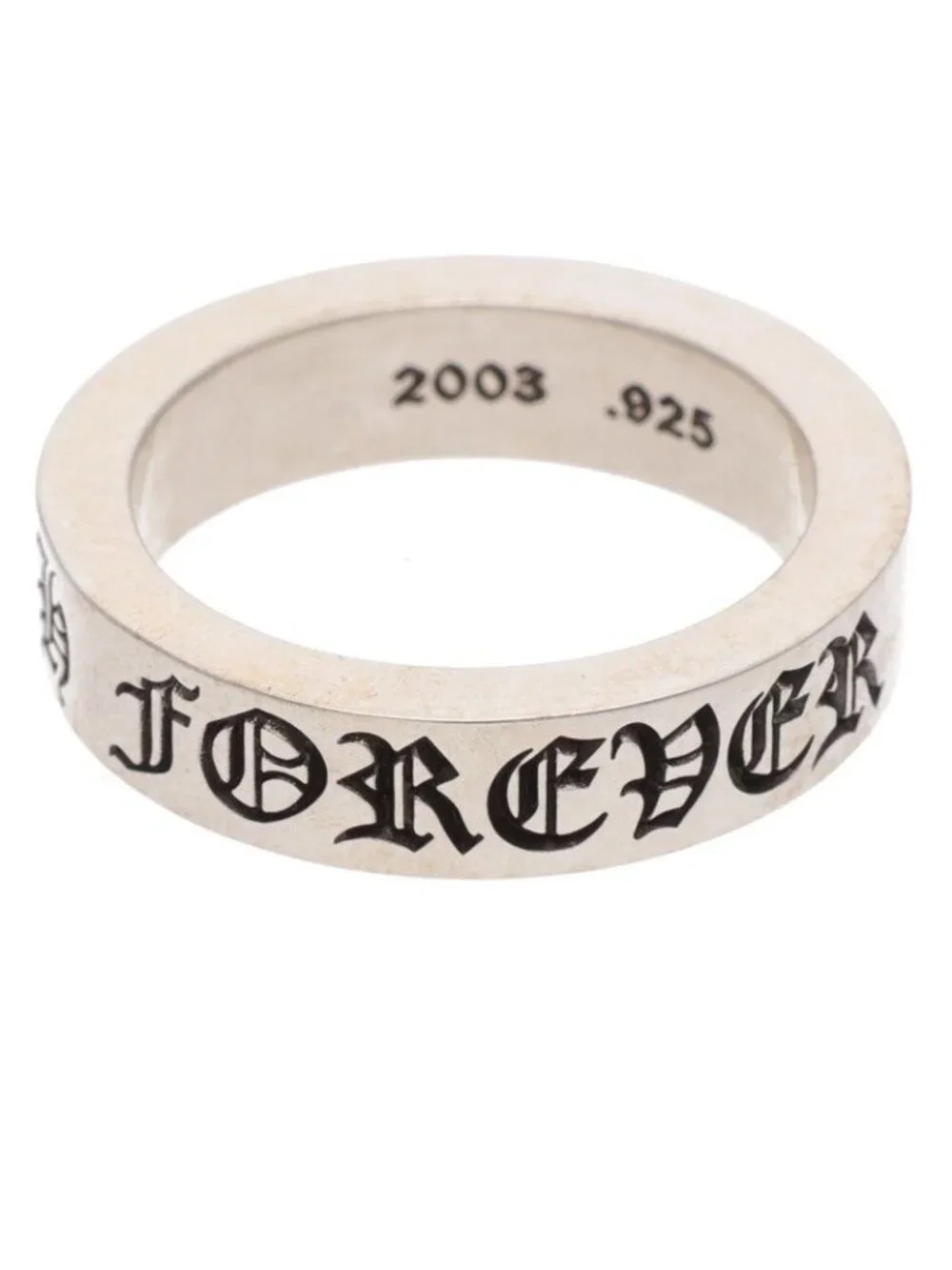 Chrome Hearts Spacer Forever Silver Ring